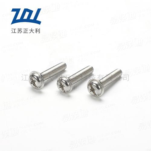 盘头十一字带介螺钉