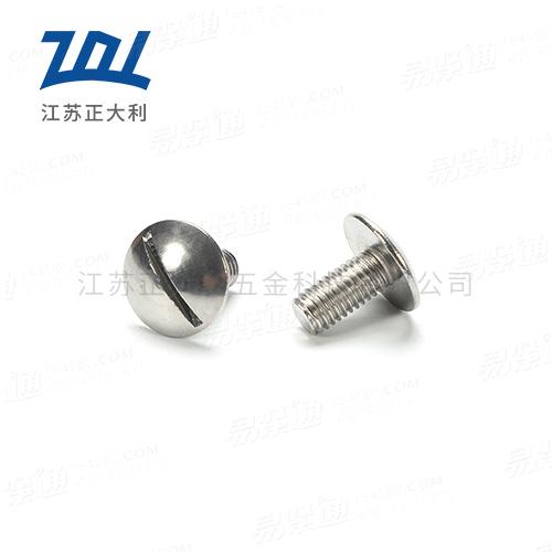 QJ2387不锈钢开槽大扁头螺钉