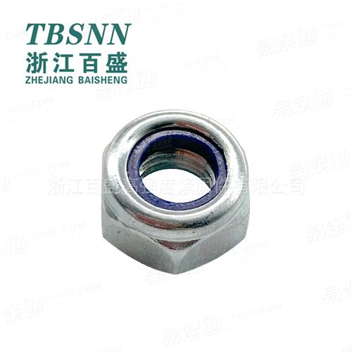 GB889.1非金属嵌件六角锁紧螺母尼龙锁紧螺母汽配件汽车零部件汽车配件
