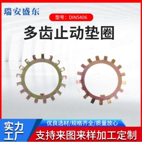 DIN5406 多齿止动垫圈 太阳花止动垫圈
