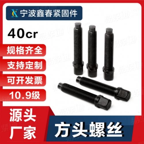 GB83方头长圆柱球面端紧定螺钉40Cr 10.9级