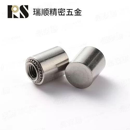 华为标准不锈钢防水压铆螺母 BS-M5-10-2碳钢镀锌压板螺母柱