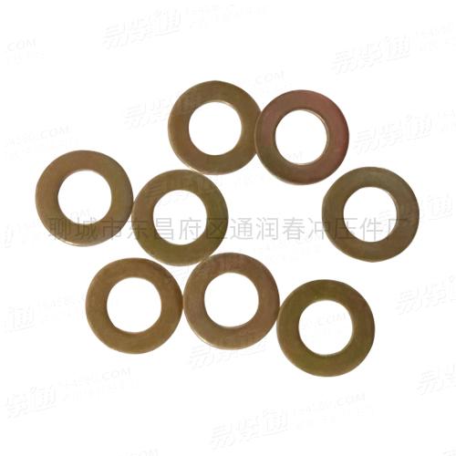 DIN7349带重型弹性销螺栓用平垫圈镀彩锌垫圈专业垫圈厂家