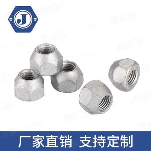 Q307汽车车轮螺 六角锥面螺母—左牙汽车螺母专业螺母厂家
