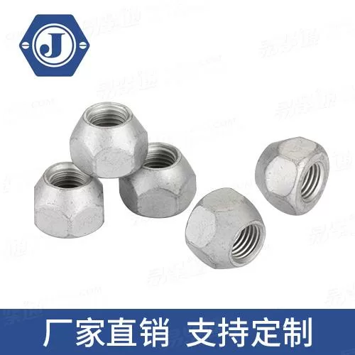 Q307汽车车轮螺 六角锥面螺母—左牙汽车螺母专业螺母厂家