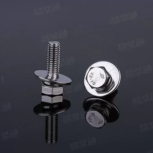 标准件工厂常年生产不锈钢三组合GB9074.17六角头螺栓、弹簧垫圈和平垫圈组合件
