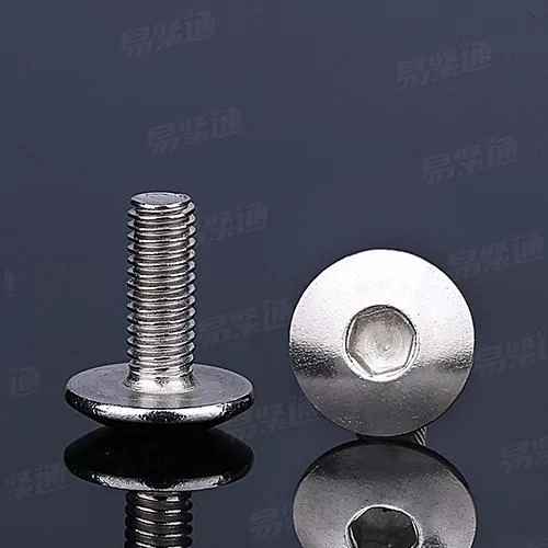 GB70.2工厂直供不锈钢304 内六角平圆头螺钉（大扁头内六角M6，长度8-50现货直销）