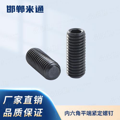 廠家直銷規(guī)格齊全GB77內(nèi)六角平端緊定螺釘