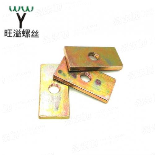 碳鋼鍍鋅四方長(zhǎng)螺母正方形螺母沖壓冷鐓長(zhǎng)方四邊形螺母按來(lái)圖來(lái)樣