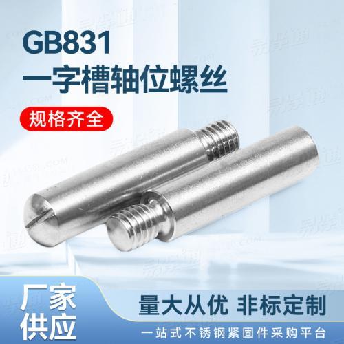 廠家直銷GB國标 831 - 1988 【開槽無頭軸位螺釘】