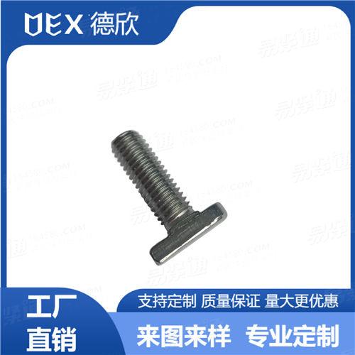 廠家直銷304不銹鋼非標(biāo)小頭T型螺栓 非標(biāo)T型帶方頸螺絲