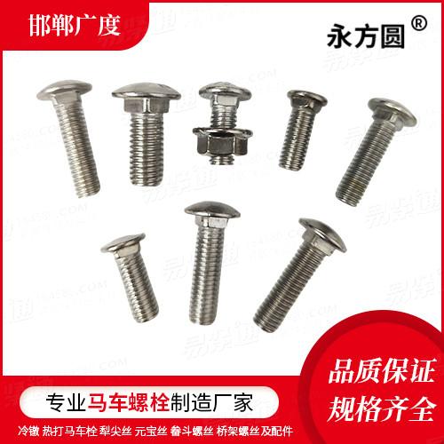 各類不銹鋼馬車螺栓方頸螺栓專業(yè)廠家非標可定制