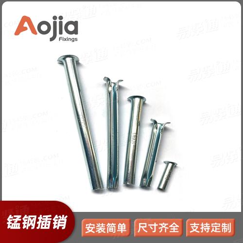 蓝白锌膨胀螺栓 插销壁虎 打入式插销壁虎 锰钢插销 厂家直供