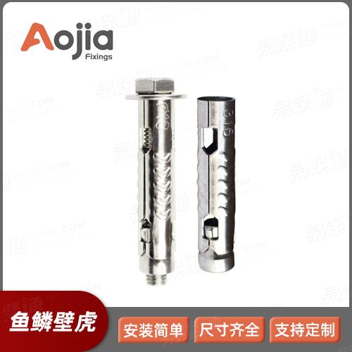 不锈钢鱼鳞壁虎膨胀螺栓厂家直销