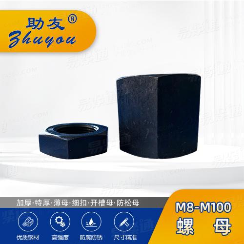 专业螺母生产厂家2型六角螺母GB6175现货直销