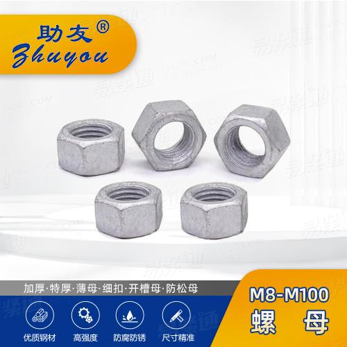 厂家直销高铁中铁铁路专用螺母M6-M100