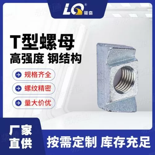 宁波厂家直供40/22哈芬槽道压板高强度T型螺母量大从优