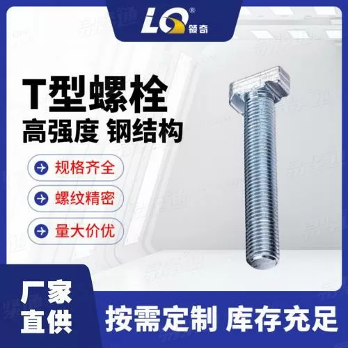宁波厂家直供槽钢用高强度T型螺栓代替进口幕墙螺栓8.8级螺栓
