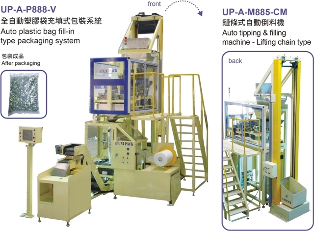 全自动塑胶袋充填式包装系统