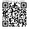 ASME B 18.6.4 - 1998 (R2005) I型十字槽沉頭自攻螺釘 B, BP型 [Table 10]