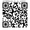 ASME B 18.6.4 - 1998 (R2005) I型十字槽沉頭清根自攻螺釘 B,BP型 [Table 14]