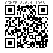 ASME B 18.6.4 - 1998 (R2005) IA型米字槽沉頭清根自攻螺釘 AB型 [Table 15]