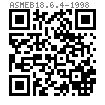 ASME B 18.6.4 - 1998 (R2005) II型十字槽沉頭清根自攻螺釘 C型(統一螺紋) [Table 16]