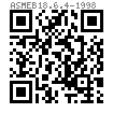 ASME B 18.6.4 - 1998 (R2005) I型十字槽100°沉頭自攻螺釘 B,BP型 [Table VI2]
