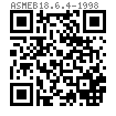 ASME B 18.6.4 - 1998 (R2005) II型十字槽100°沉頭自攻螺釘 AB型 [Table VI4]