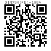 DIN  7500 (E) - 1984 内六角圆柱头三角锁紧螺钉