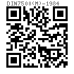 DIN  7500 (M) - 1984 十字槽沉头三角锁紧自攻钉