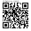 DIN  910 - 1992 带肩的外六角螺旋塞.重载圆柱螺纹