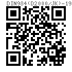 DIN  984 (D2000/JK/DHT) - 1981 帶齒孔用擋圈
