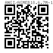 ASME/ANSI B 18.6.7M - 1998 米制开槽半沉头螺钉Table6