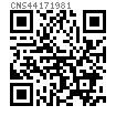 CNS  4417 - 1981 沉頭帶榫螺栓