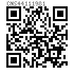 CNS  4411 - 1981 開槽沉頭螺釘