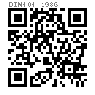 DIN  404 - 1986 开槽带孔球面圆柱头螺钉