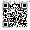 ASME/ANSI B 18.8.100M (B18.8.9M T8) - 2000 (R2005) 米制 圓頭槽銷 TYPE 46-1 TYPE 46-2 [Table 8]