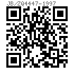 JB /ZQ 4447 - 1997 60°圆锥管螺纹内六角螺塞 (PN=16MPa)