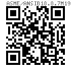 ASME/ANSI B 18.8.7M - 1994 米制带孔圆柱销