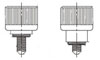 Extrusion type spring screws