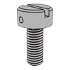 Slotted cheese head screws with holes