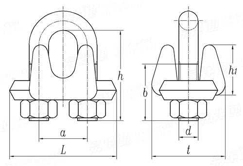YJT  17016 美式卡头