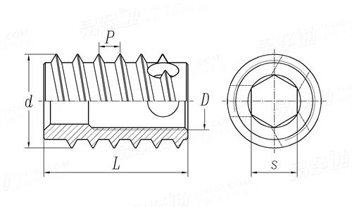  内六角自攻嵌件