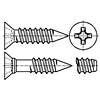 Type I Cross Recessed Flat Countersunk Trim Head Tapping Screws - Type B and BP Thread Forming [Table 17]