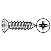 Type I Cross Recessed Oval Countersunk Head Tapping Screws - Type A Thread Forming [Table 21]