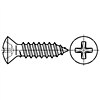 Type II Cross Recessed Oval Countersunk Head Tapping Screws - Type AB Thread Forming [Table 23]