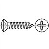 Type II Cross Recessed Oval Countersunk Head Tapping Screws - Type A Thread Forming [Table 23]