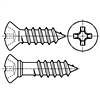 Type I Cross Recessed Oval Countersunk Trim Head Tapping Screws - Type A Thread Forming [Table 28]