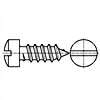 美标ASME B18.6.4 - 1998 (R2005) ASME18.6.4 开槽圆柱头自攻螺钉 A型 [Table 35]